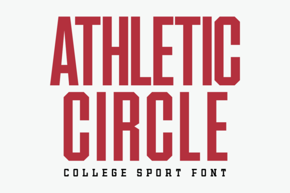 Athletic Circle: A Modern Sport Font for Bold Visuals