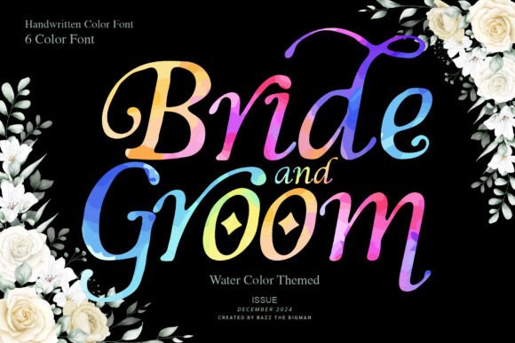 Bride and Groom: Captivating Elegance in Every Letterform