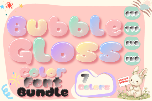 Bubble Gloss: The Sweet-and-Shimmering Font for Modern Brands
