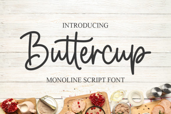 Buttercup: The Sweet, Flowing Font for Your Creative Projects