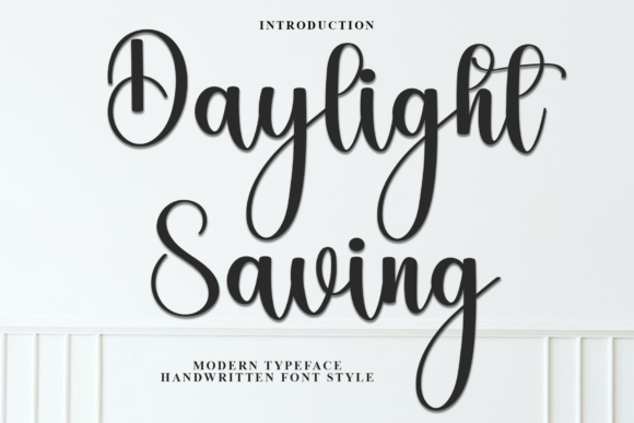 Daylight Saving: A Festive Typeface for Holiday Designs