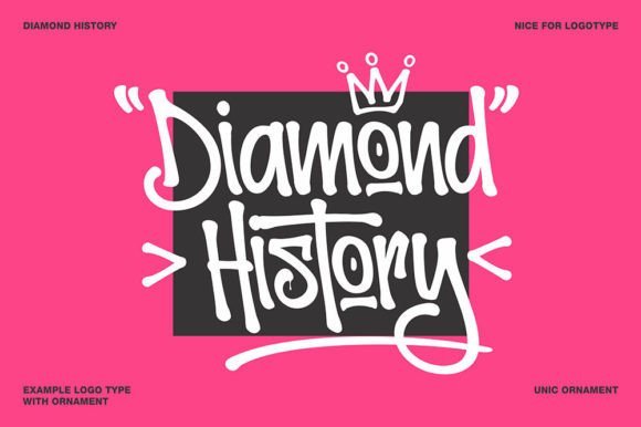 Diamond History: A Creative Font with Urban Flair