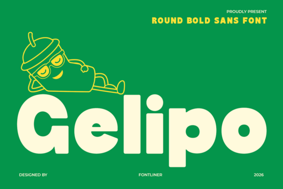Gelipo: A Playful Font for Modern Food Branding