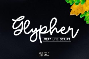 Glypher: The Handwritten Font That Brings Cheerful Energy to Your Designs
