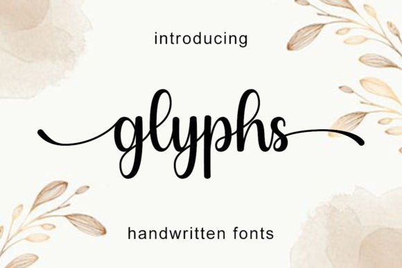 Glyphs: A Stylish Handwritten Font for Elegant Designs