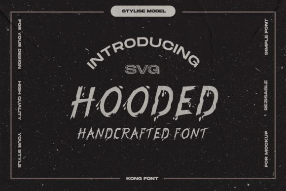 Hooded: A Modern Display Font for Bold Creative Projects