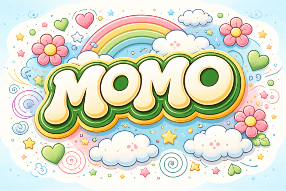 Momo: The Retro Bubble Typeface That Pops Off the Page
