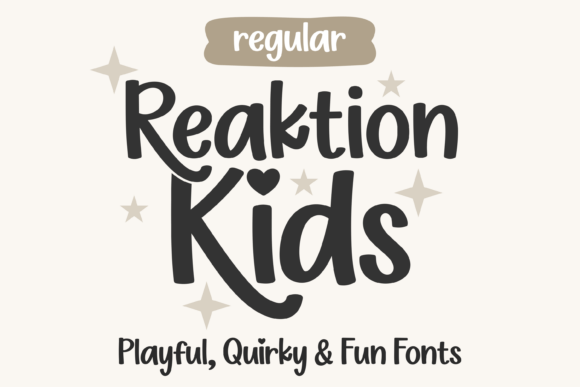 Reaktion Kids Regular: A Playful Font for Creative Projects