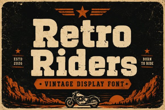 Retro Riders: A Typeface for Timeless Craft