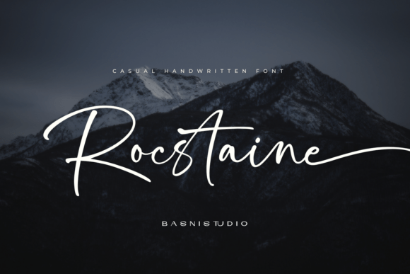 Rocstaine Handwritten: Typography for the Wild at Heart
