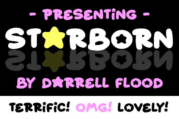 Starborn: The Playful Typeface for Creative Projects