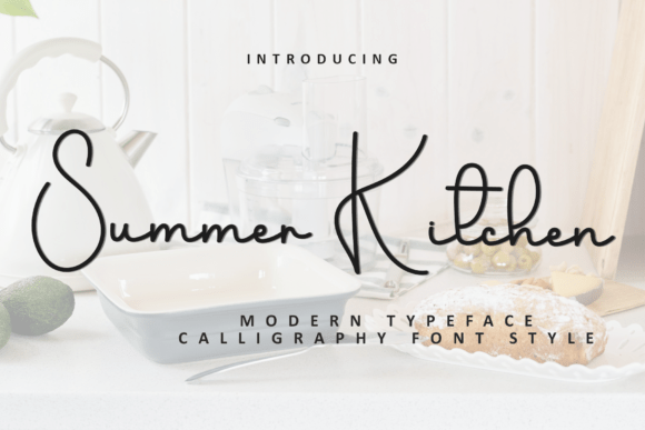 Summer Kitchen: A Font That Feels Like a Sunday Morning