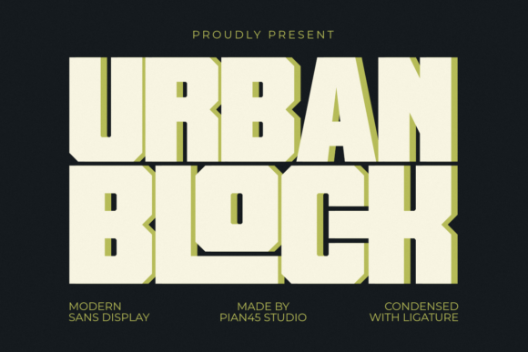 Urban Block: The Heavyweight Champion of Display Typography