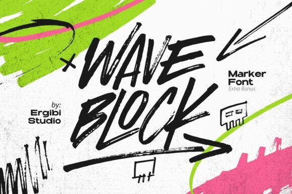 Wave Block: Injecting Raw Energy into Modern Typography